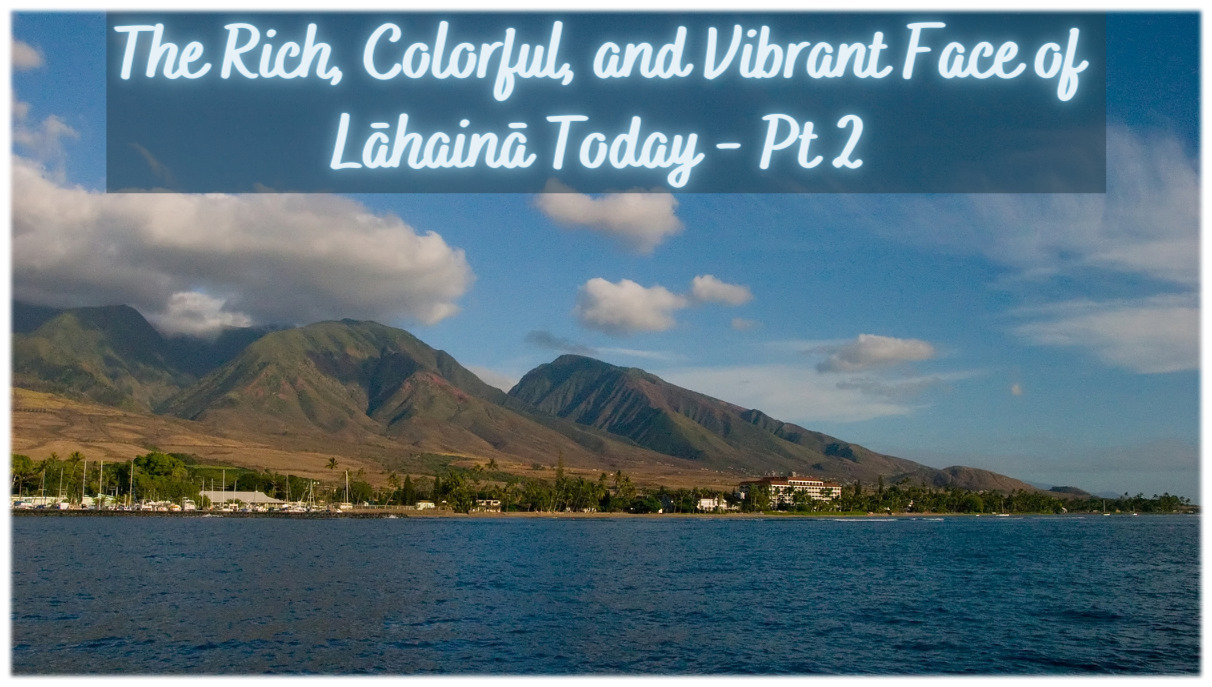 View of Lahaina from the sea