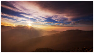 Sunrise at the top of Haleakala, Maui